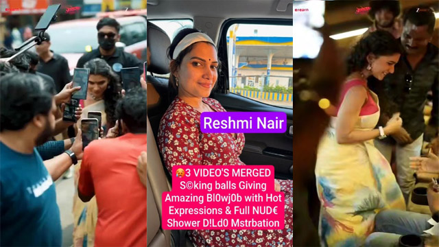 Resmi R Nair Sucking Balls – Giving Blowjob With Hot Clip