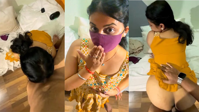 Hot Young Bhabi Sucking & Fucking