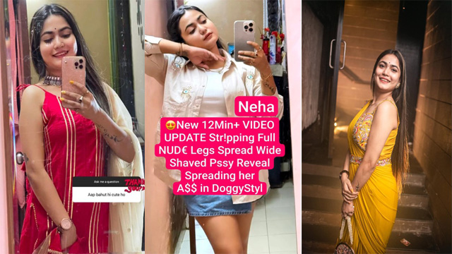 Neha Famous YouTuber – Stripping Full Nude – For First Time Ever