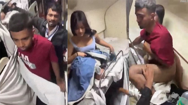 Chalti Train Me Ladka Ladki ki chudai pakdi gai