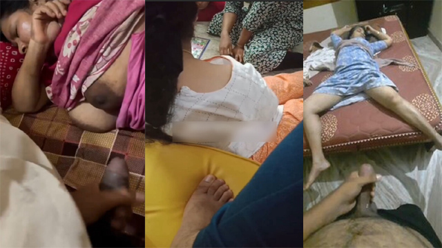 Two Horny Son Masturbating – By Watching Sleeping Family