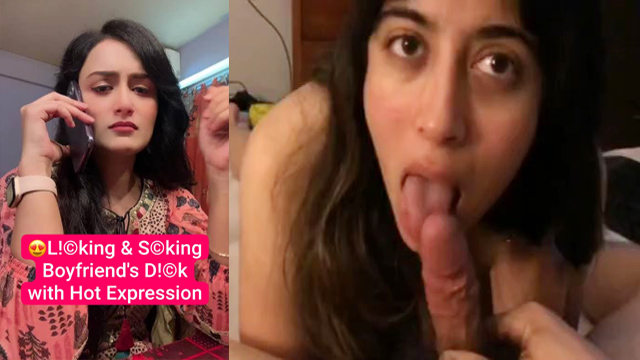 Leaked Hot Actress – Deep Sucking Lover’s Cock