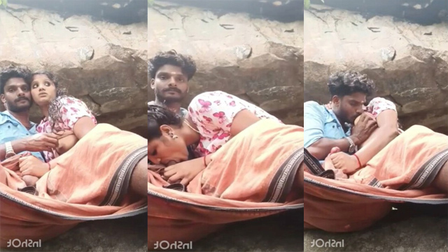 Beautiful Couple Blowjob In – Hidden Place Record Video